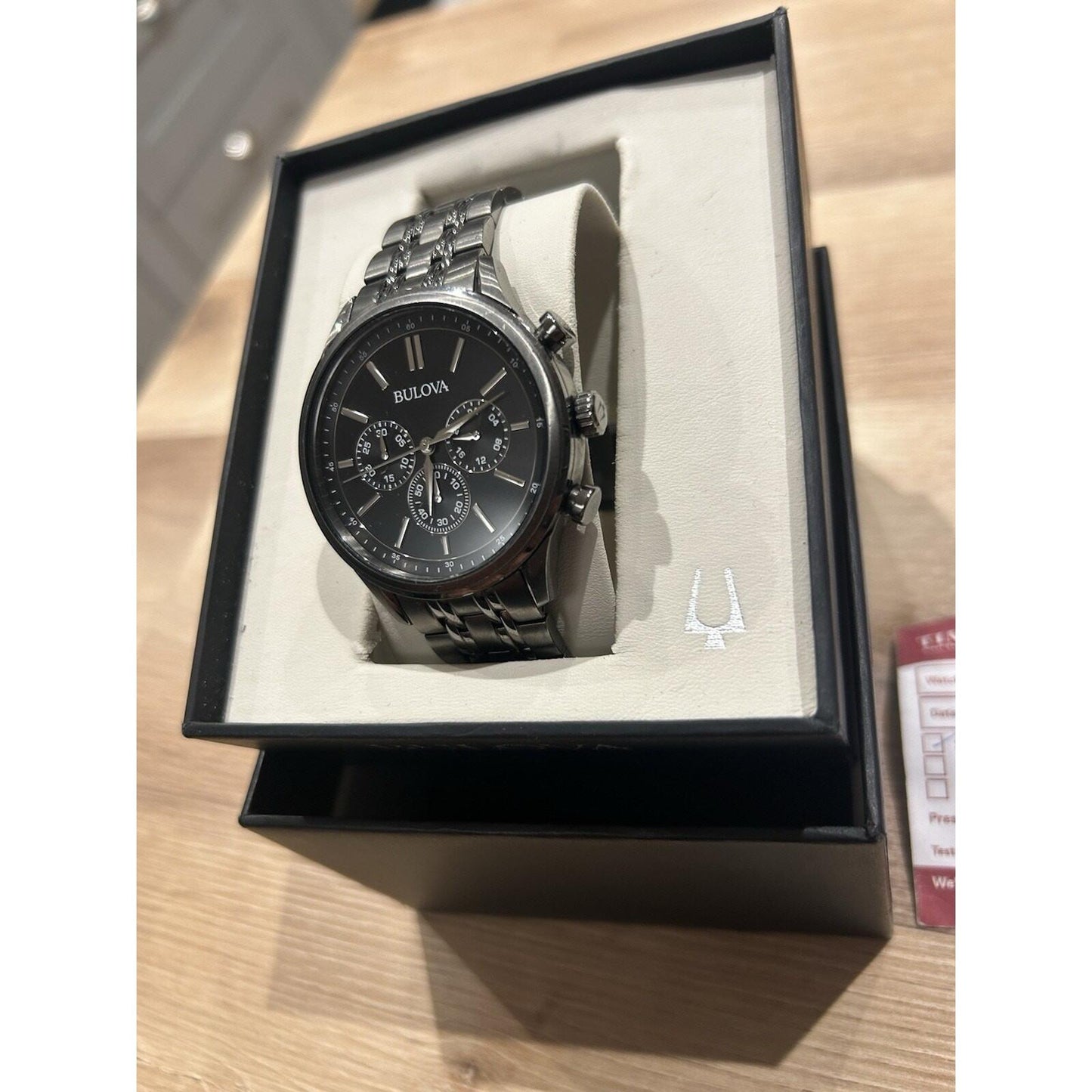 Bulova Men's Quartz watch stainless steel 98A217