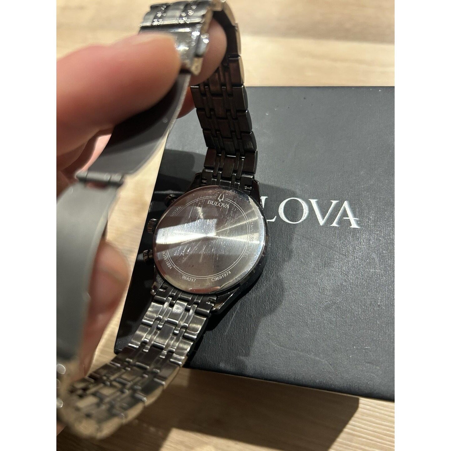 Bulova Men's Quartz watch stainless steel 98A217