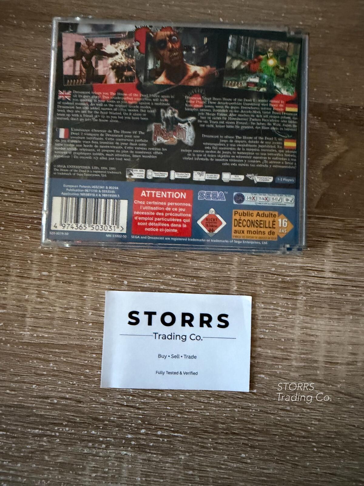 House of the dead 2 - dreamcast