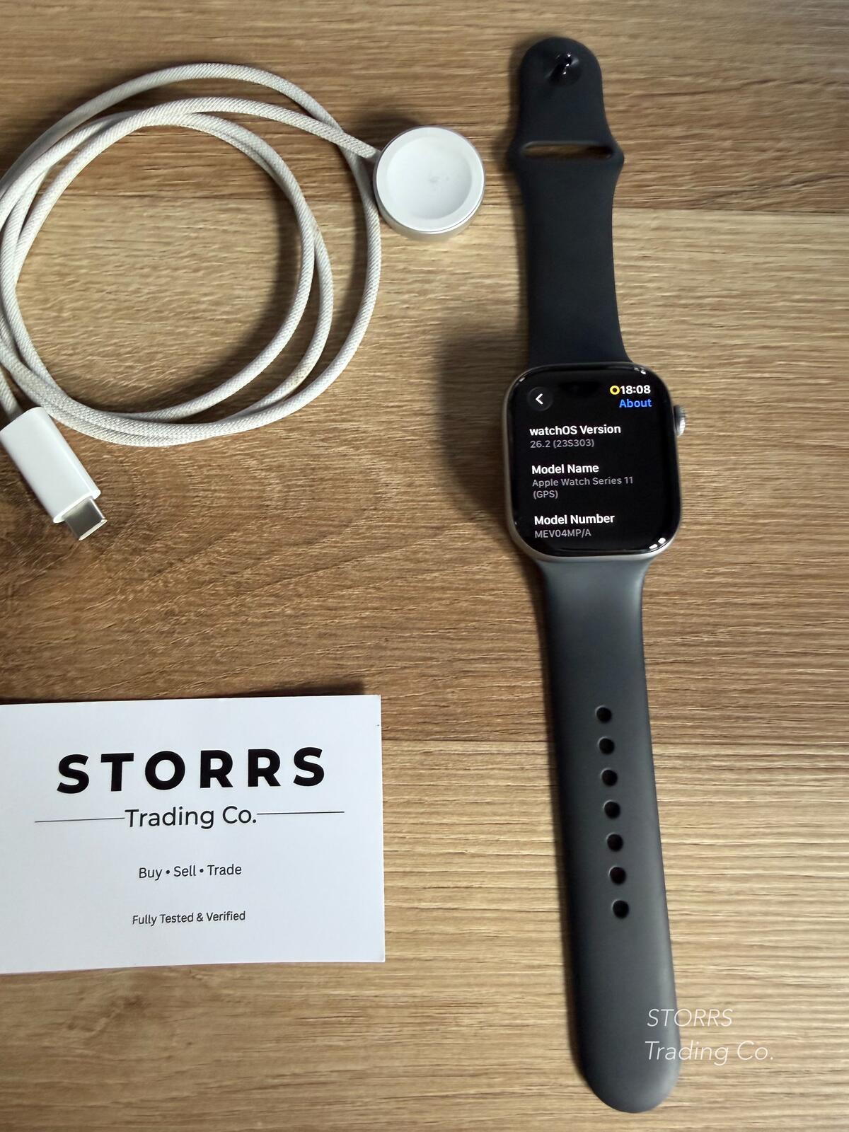 Apple Watch series 11, 100% battery health, 46mm